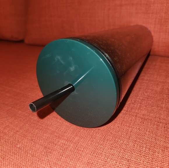 2019 Starbucks green Christmas limited edition 24 oz tumbler cup thermos Sparkle - Picture 2 of 7